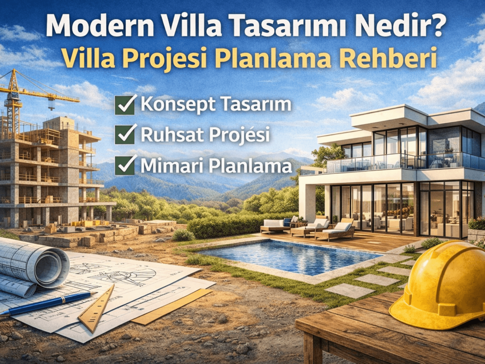 Altay Aksoy Modern Villa Projesi Planlama Süreci