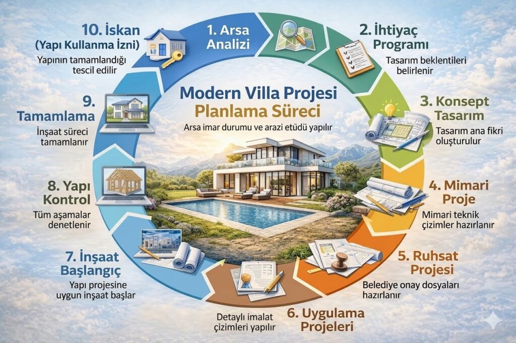 Villa Projesi Planlama